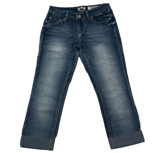Indigo Rein Forever Cuffed‎ Jeans Casual Denim Pants Women's Size 9